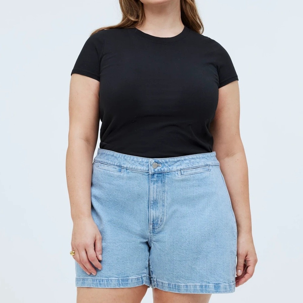 Madewell The Denim Emmett Welt Pocket Edition Shorts‎ In Kiernan Wash Size 31